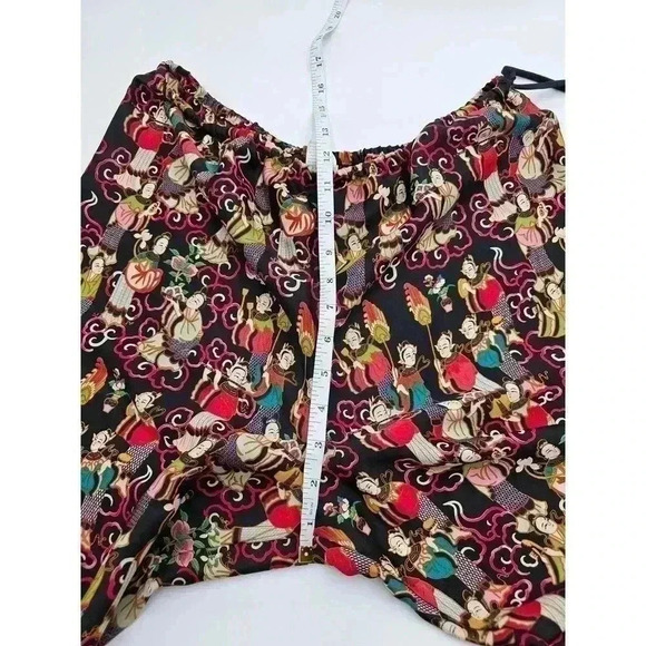 Josie Natori Women's Size S Asian Print Pajama Set - Picture 9 of 11